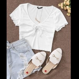 Cute Crop Top Shein Plus